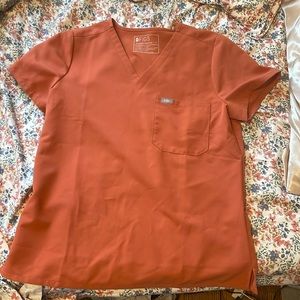 Figs Catarina Top in Terracotta